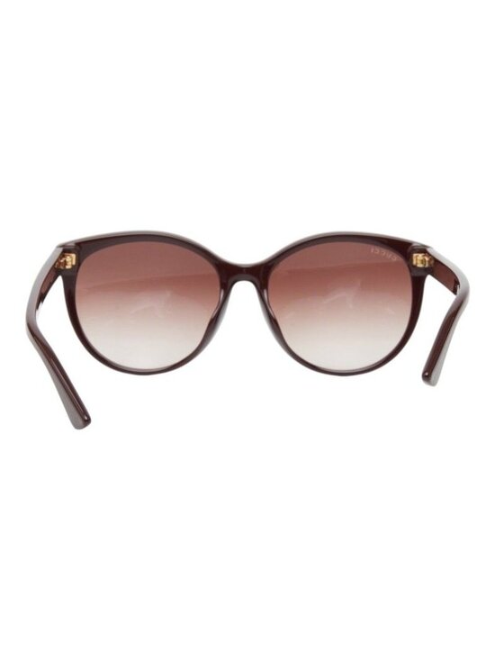 Gucci GG Logo Gradient Asian Fit UV Cut Sunglasses Brown Acetate 1- Eyewear